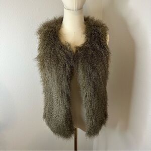 [J Crew] Faux Fur Vest - Size Extra Small